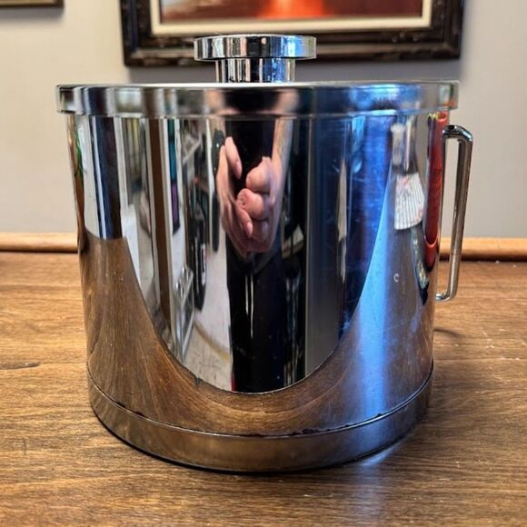 VTG Kromex Midcentury Chrome Ice Bucket - Picture 7 of 13